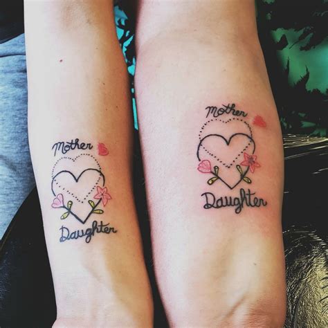 cute mother and daughter tattoos|mother daughter symbol tattoos.